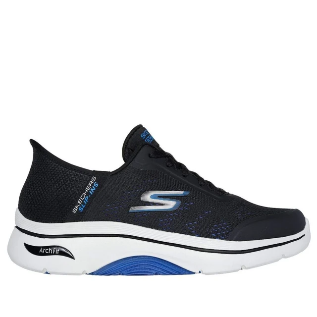 SKECHERS Go Walk Arch Fit 男 健走鞋 運動 休閒 舒適 瞬穿 深藍(216604BKBL)