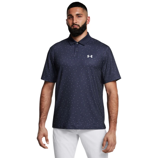 UNDER ARMOUR UA 男 T2G 印花短POLO_1383715-412(藍色)