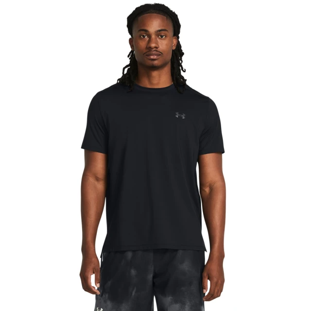 UNDER ARMOUR UA 男 Launch Elite 短袖T-Shirt_1382648-001(黑色)