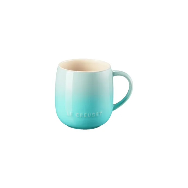 【Le Creuset】瓷器蛋蛋馬克杯380ml(卡布奇諾/含羞草黃/薄荷綠 3色選1)