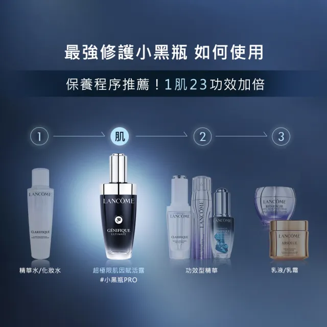 【蘭蔻】官方直營 超極限肌因賦活露30ml(LANCOME/小黑瓶PRO/全新升級/精華/抗老/修護)