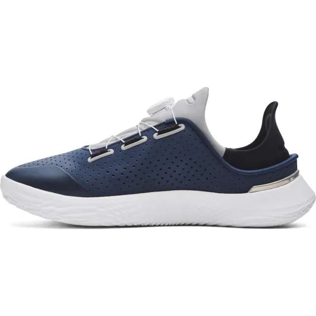 【UNDER ARMOUR】UA 男女同款 FLOW Slipspeed 休閒訓練鞋 運動鞋_3026197-406(深藍)