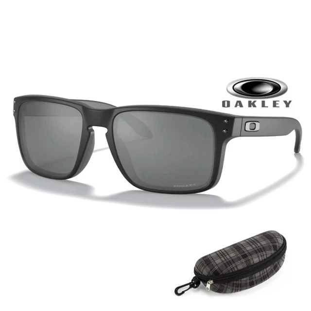 Oakley 奧克利 HOLBROOK A 亞洲版 輕量運動太陽眼鏡 OO9244 27 霧黑框水銀鍍膜深灰鏡片 公司貨