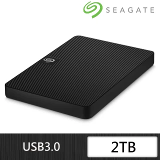 【SEAGATE 希捷】新黑鑽Expansion 2TB 2.5吋行動硬碟(STKM2000400)