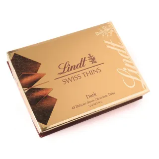 【Lindt 瑞士蓮】經典薄片黑巧克力125g