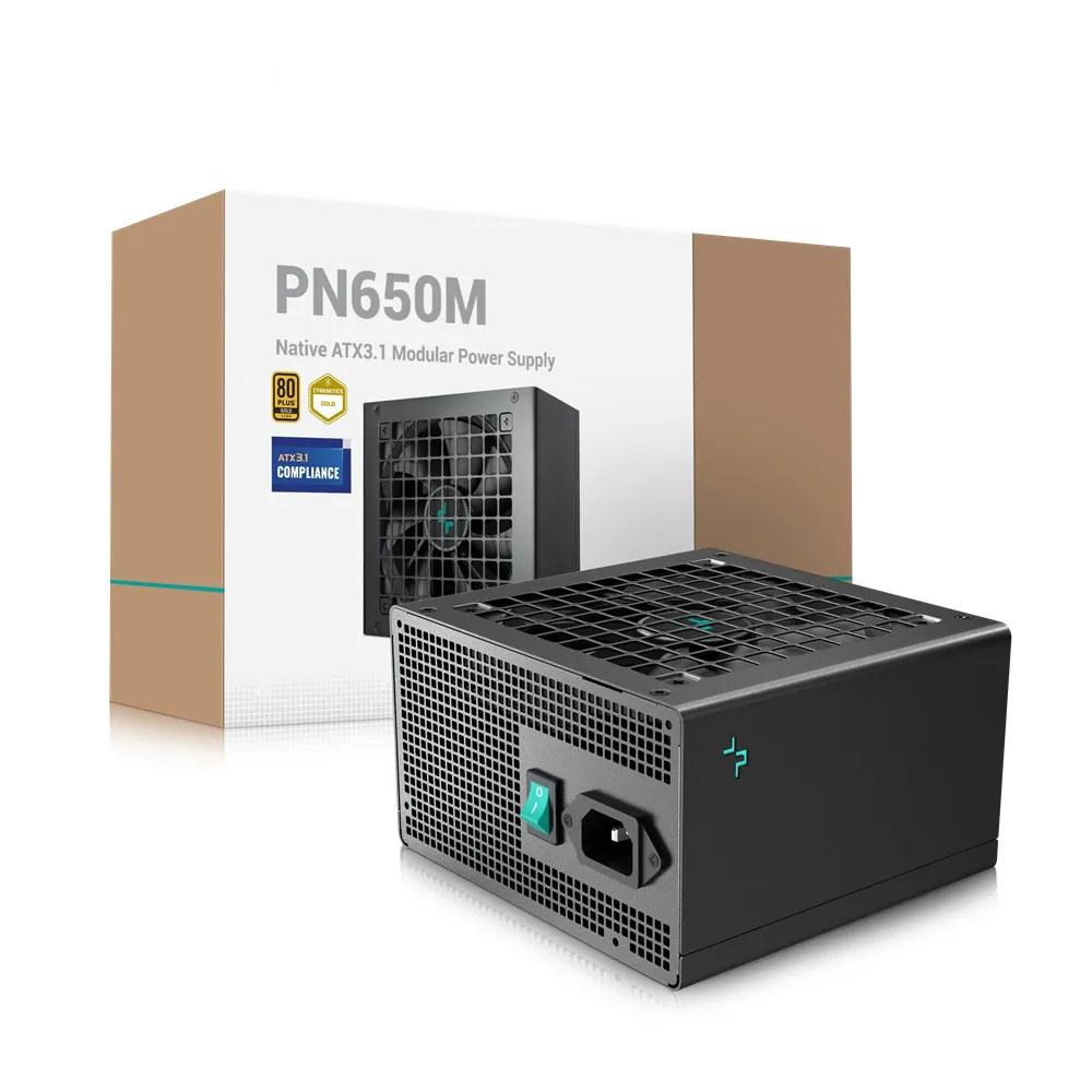 【DeepCool】九州風神 PN650M 650W 金牌 電源供應器(全模組/ATX3.1/PCIE 5.1)