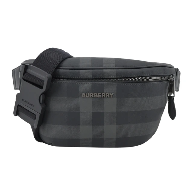 BURBERRY 巴寶莉 BURBERRY Cason 經典格紋腰包(炭灰色)