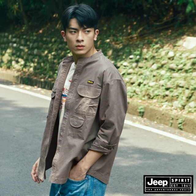 JEEP 男裝 率性立體多口袋短褲(灰色)優惠推薦