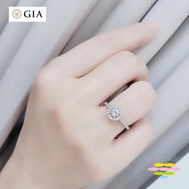 【彩糖鑽工坊】GIA 鑽石戒指 30分 F/VS2 鑽戒 北極光頂級車工(頂級車工+H&A八心八箭+3EX)