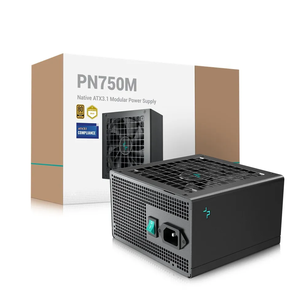 【DeepCool】九州風神 PN750M 750W 金牌 電源供應器(全模組/ATX3.1/PCIE 5.1)