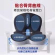 【DaoDi】買一送一坐墊 護腰靠墊升級記憶棉辦公椅靠墊(椅背靠墊 減壓坐墊  靠枕 腰靠 座墊 靠腰墊)