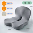 【DaoDi】買一送一坐墊 護腰靠墊升級記憶棉辦公椅靠墊(椅背靠墊 減壓坐墊  靠枕 腰靠 座墊 靠腰墊)