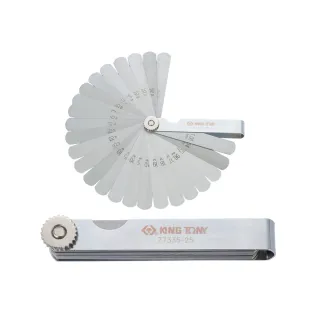 【KING TONY 金統立】專業級工具 0.04-1.0MM 25件式 厚薄規(KT77335-25)