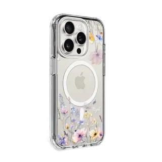 【apbs】iPhone 16/15/14/13/12/11系列 輕薄軍規防摔磁吸手機殼(十里春)