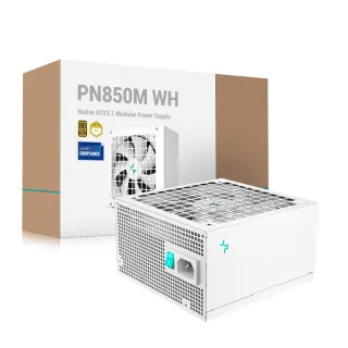 【DeepCool】九州風神 PN850M WH{白色}  850W 金牌 電源供應器(全模組/ATX3.1/PCIE 5.1)