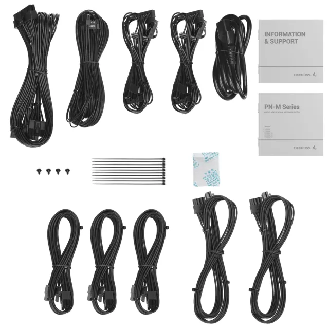 【DeepCool】九州風神 PN850M{黑色} 850W 金牌 電源供應器(全模組/ATX3.1/PCIE 5.1)