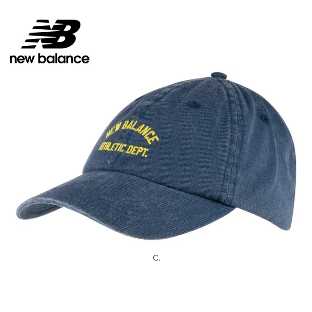 【NEW BALANCE】NB 棒球帽_中性_卡色/藍色/白色