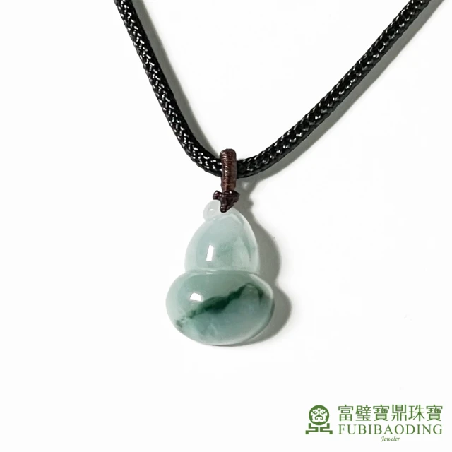 Fubibaoding jeweler 富璧寶鼎珠寶 糯冰種飄藍花葫蘆墜(天然A貨 糯冰種翡翠 送禮 祈福)