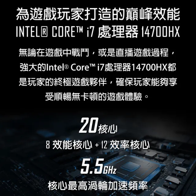 【MSI 微星】17吋 i7 RTX4050-6G 電競AI筆電(Sword 17 HX/i7-14700HX/16G/1TB SSD/W11/B14VEKG-023TW)