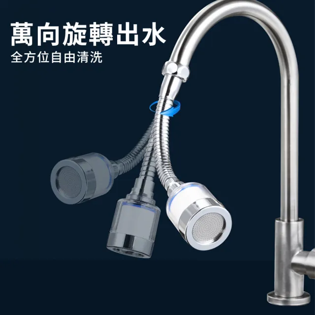 【LZQ】360度萬向水龍頭起泡器 水龍頭濾水器 增壓防濺水花灑 延伸節水器 淨水器 龍頭轉接頭