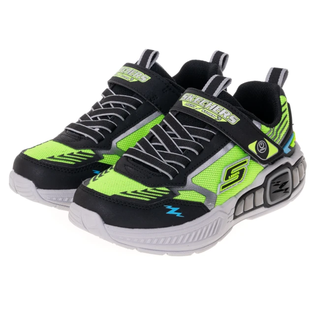 SKECHERS 男童系列 燈鞋 LIGHT STORM 3(400151LBKLM)