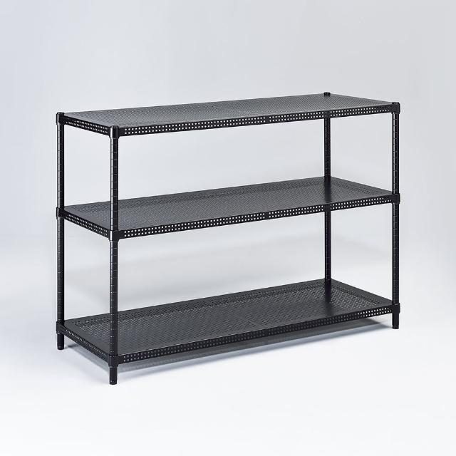 【AAA】MIT耐重沖孔式三層置物架 120x45x90cm(沖孔架 鐵力士架 收納架 貨架 層架 鐵架 儲物架)