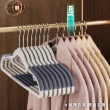 【ONE HOUSE】40入 ABS無痕防滑衣架/加厚加粗(曬衣架 衣架 衣櫃架 吊衣架 掛衣架 內衣架)
