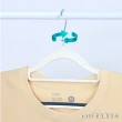 【ONE HOUSE】40入 ABS無痕防滑衣架/加厚加粗(曬衣架 衣架 衣櫃架 吊衣架 掛衣架 內衣架)