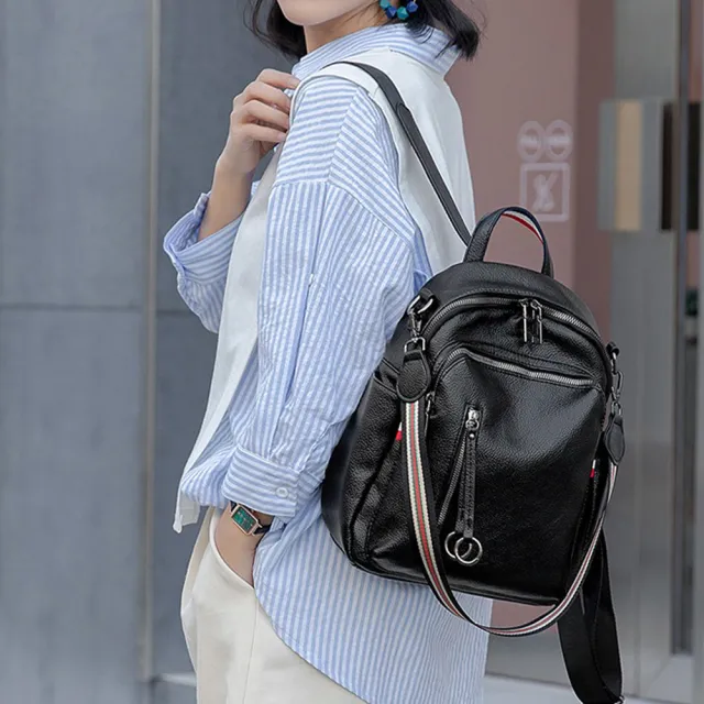 【KT DADA】雙11 黑色包包 女生禮物 小包包 女生包包 多功能包 軟皮包包 小背包 韓國後背包 肩