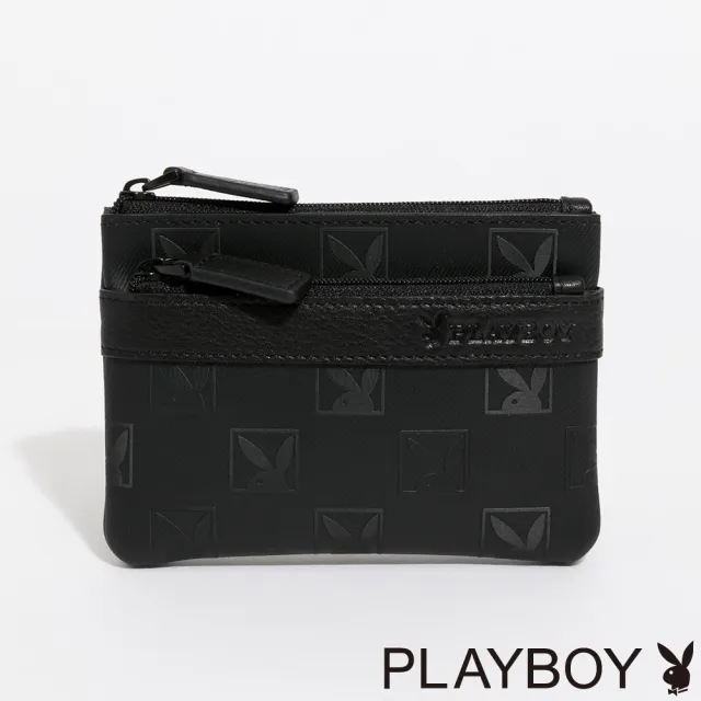 【PLAYBOY】零錢包  Meaningful系列(黑色)
