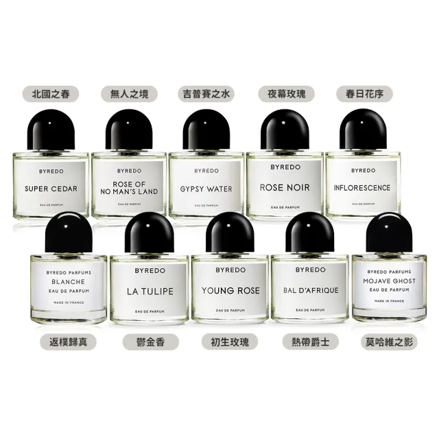 【BYREDO】淡香精50ml-返樸歸真/莫哈維之影/北國之春/吉普賽之水/春日花序/無人之境-多款任選-國際航空版