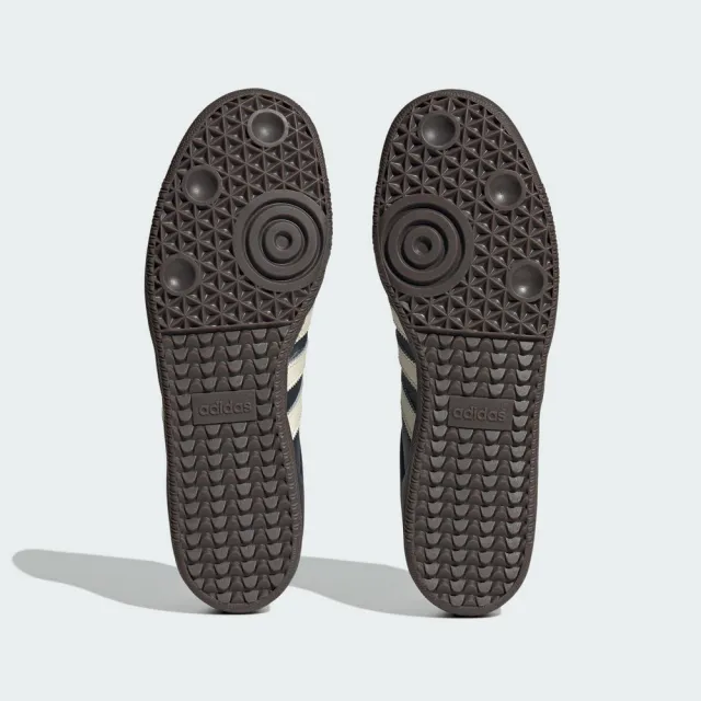 【adidas 愛迪達】休閒鞋 男鞋 運動鞋 三葉草 SAMBA OG 深藍奶油白 ID2056