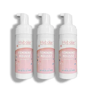 【Hybolar】私密處清潔慕斯150ml*3入組(女性專用護理保養噴霧潔淨凝露泡沫泡泡溫和呵護沐浴露敏感肌)