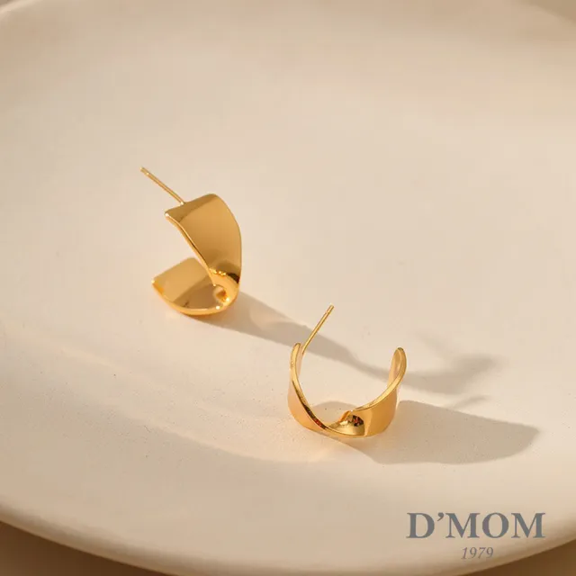 【DMOM】個性扭結設計耳環