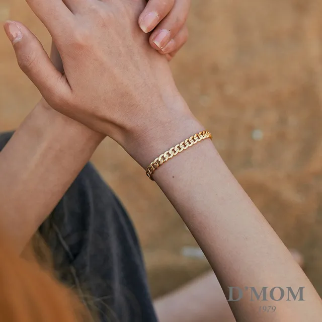 【DMOM】古巴金屬感經典手鍊