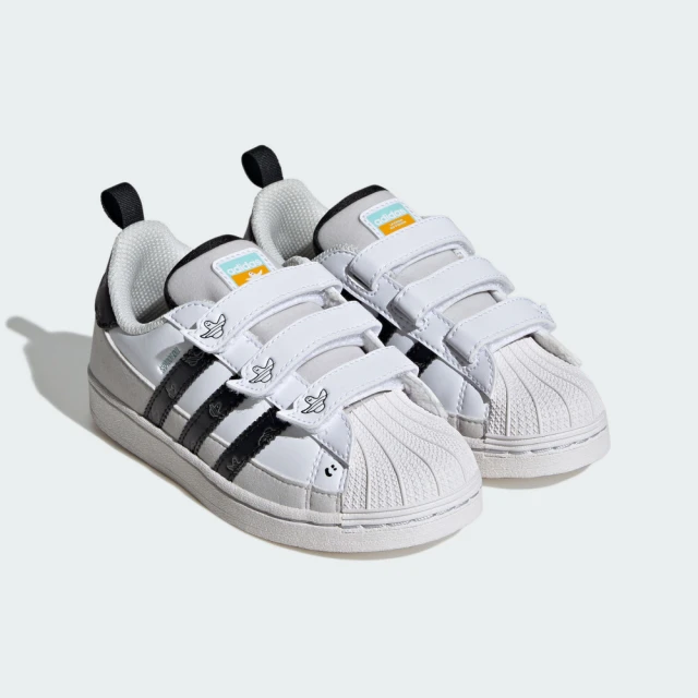 adidas 愛迪達 SUPERSTAR SHMOOFOIL 兒童運動休閒鞋(IG6993 童鞋 ORIGINALS中童休閒鞋 白)