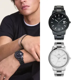 【Daniel Wellington】Iconic Automatic 40mm 精鋼機械錶 曜石黑 星光銀(兩色選擇)