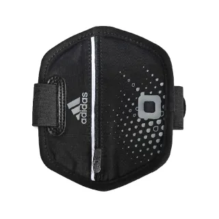 【adidas 愛迪達】Run Arm Pocket 黑色 運動 路跑 慢跑 健身 重訓 臂套W63842