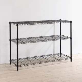 【AAA】MIT耐重鐵力士 輕型三層置物架 120x45x90cm(波浪架 鐵力士架 收納架 貨架 層架 鐵架 儲物架)