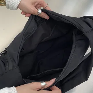 【MoonDy】雙11 包包 女包 包包女 尼龍包包 A4包 書包 餃子包 女生側背包 水餃包 半月包 斜背包 