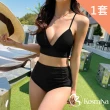 【Kosmiya】1套 多款任選 純色顯瘦多件式泳裝/三件式泳裝/保守泳裝/溫泉泳裝/防曬泳裝(多款多色多尺寸)