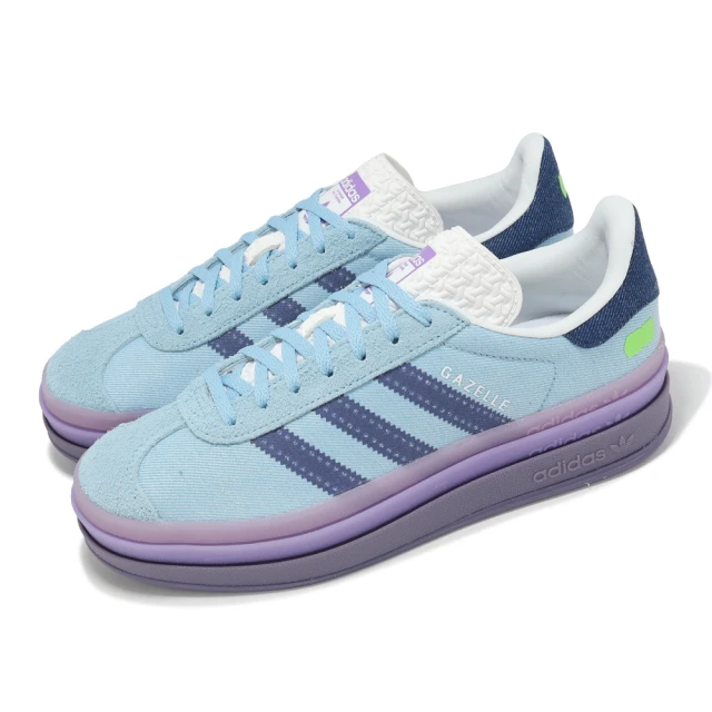 adidas 愛迪達 x Kseniaschnaider Gazelle Bold W 聯名 女鞋 藍 紫 厚底 愛迪達(IG4339)