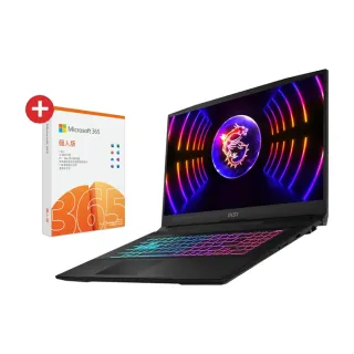 【MSI】M365★ 17.3吋i7 13代 RTX4060電競筆電 (Katana/i7-13620H/16G/1TB/W11/089TW)