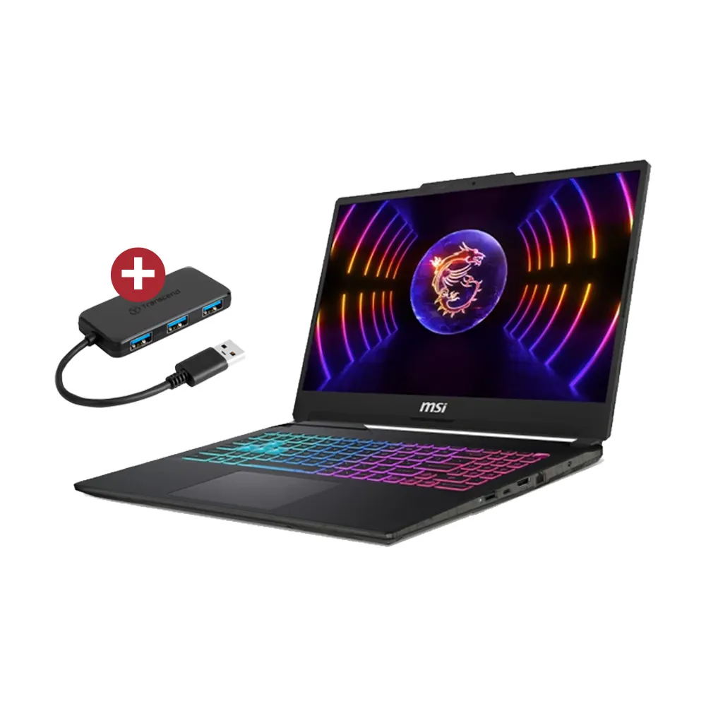 創見HUB組★【MSI 微星】15.6吋i7 RTX4060-8G 電競筆電(Cyborg 15/i7-13620H/16G/512G SSD/W11/831TW)