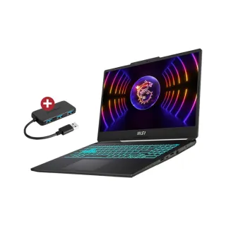 創見HUB組★【MSI 微星】15.6吋i5 RTX4050 電競筆電(Cyborg 15/i5-13420H/16G/512G SSD/W11/A13VE-650TW)