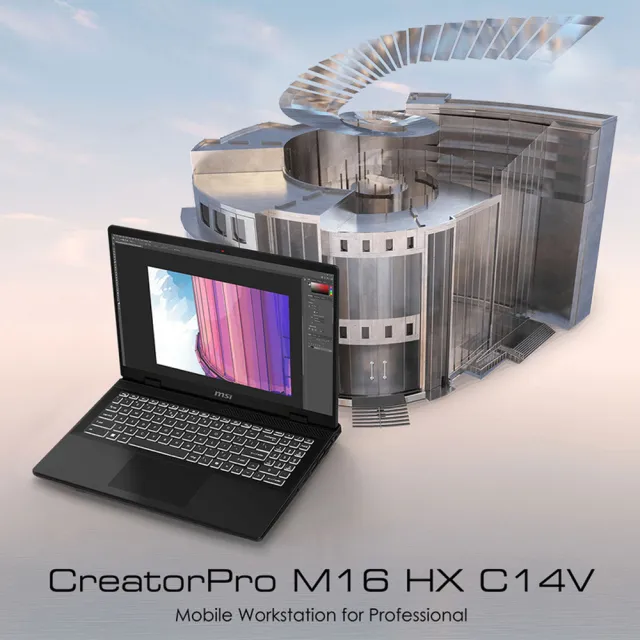 Office 2021★【MSI】16吋i7 RTX1000-6G 創作者筆電(CreatorPro M16 HX/i7-14700HX/32G/1TB SSD/W11/C14VIG