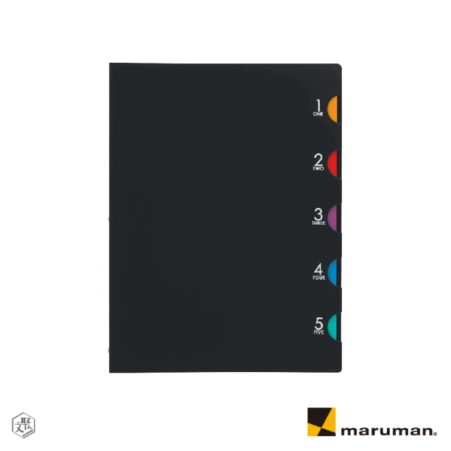 Maruman 5CHART 30孔夾A4/ 黑(原廠正貨)