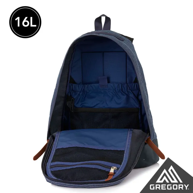 【Gregory】16L FINE DAY V2 日系 後背包 筆電包 多色可選(筆電夾層 抗撕裂 多收納空間 牛仔包 絎縫包)