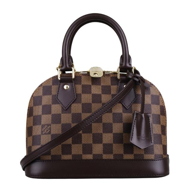 LV LOUIS VUITTON路易威登 N41221 經典 DAMIER 帆布 ALMA BB 手提/斜背手提包