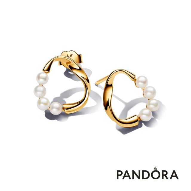 Pandora 官方直營 偏愛之心鑲邊耳環品牌優惠